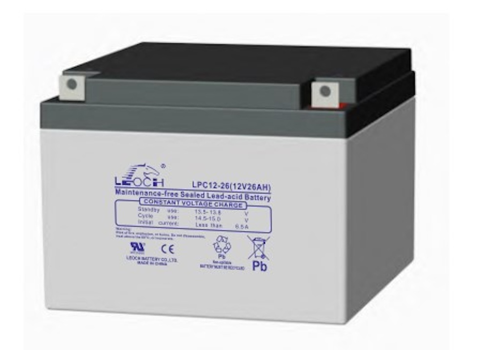 Technical Specification for 12V 26Ah Gel-AGM Deep-Cycle Battery