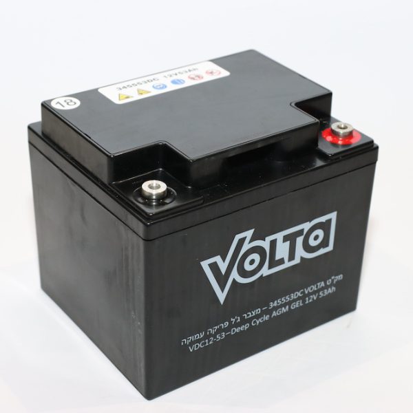 Technical Specification for 12V 53Ah Gel-AGM Deep-Cycle Battery